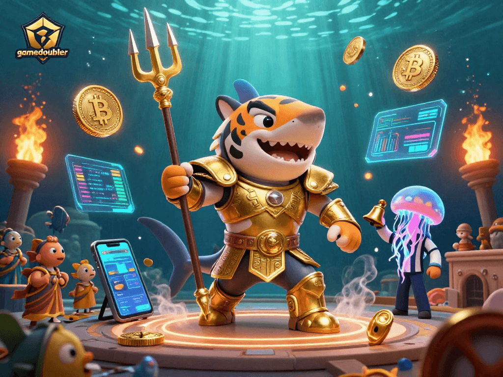 Engage in thrilling gaming action with gamedoubler as the vibrant underwater colosseum comes alive.