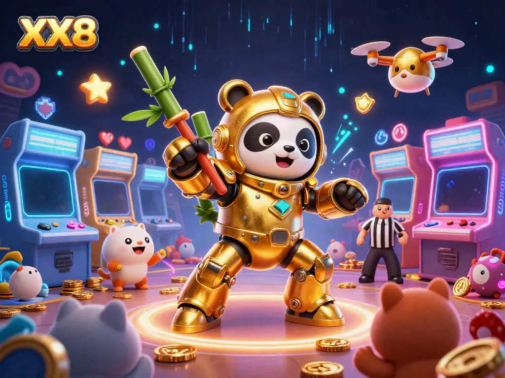 Engage with the thrilling XX8 gaming experience featuring dynamic characters and casino-themed action.