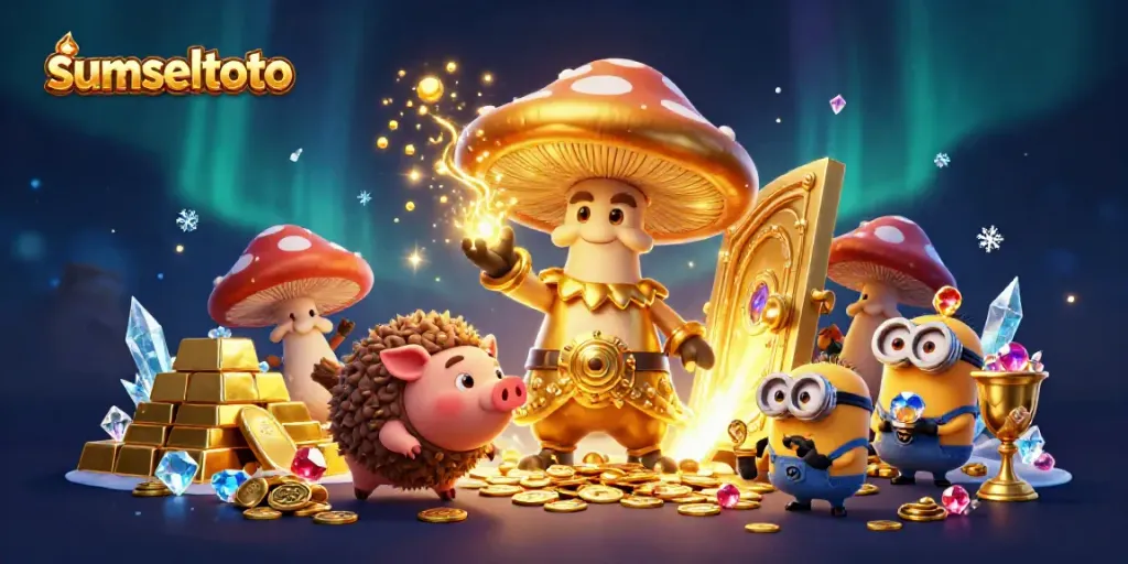 Experience immersive magic with sumseltoto's enchanting treasure hunt featuring whimsical characters.