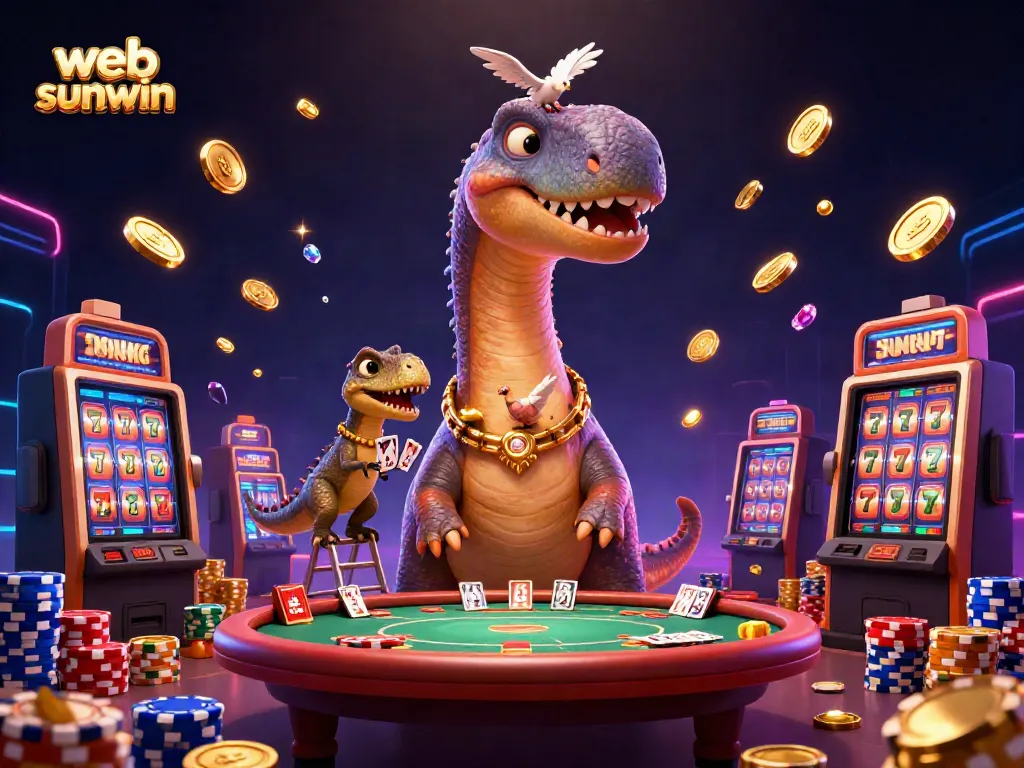 Engage with web sunwin and enjoy a thrilling 3D casino experience featuring unique characters and vibrant game elements.