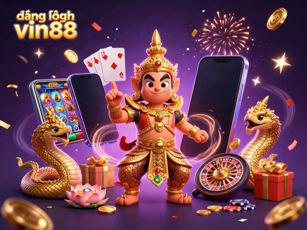 Engage in fun gaming at đăng nhập vin88 with vibrant slot games and lively casino elements.