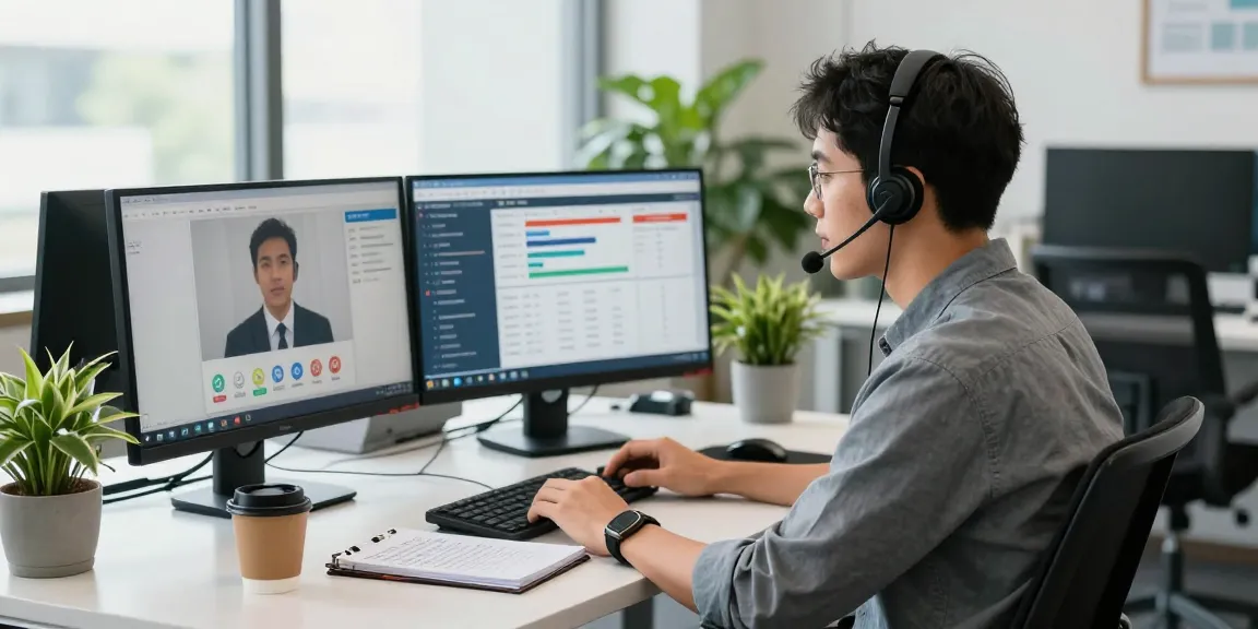 Efficient employee using remote call control technology in a modern office