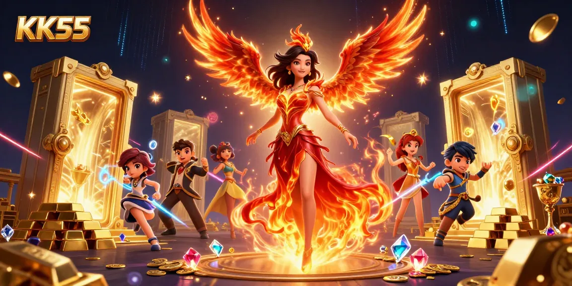 Experience thrilling victories with KK55's stunning games and golden rewards!