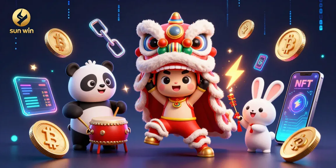 Engage with sun win by experiencing lively casino games showcased in vibrant 3D digital art.
