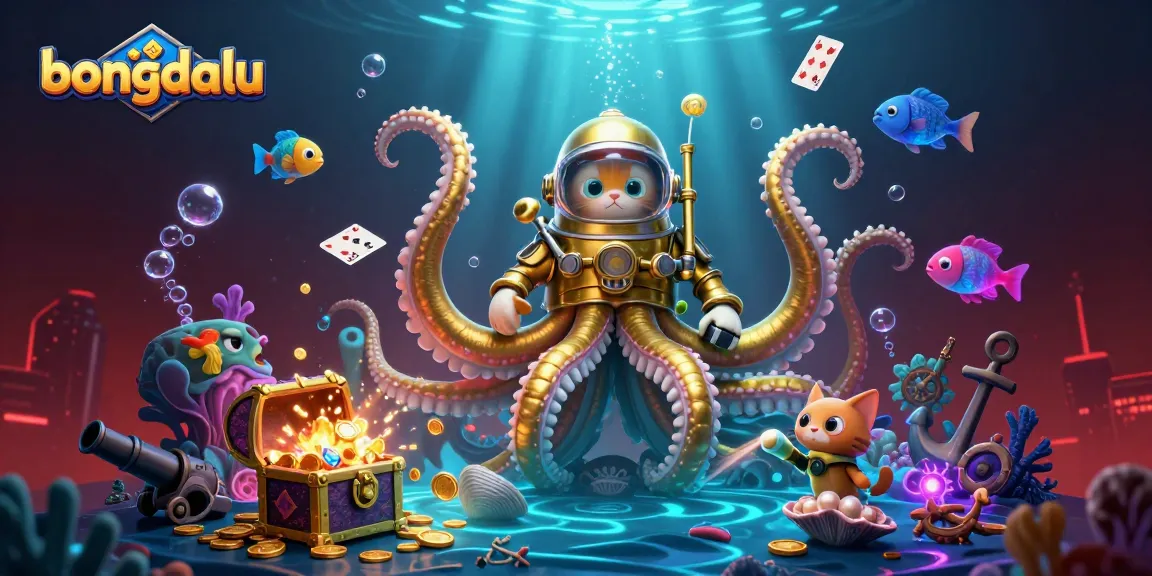 Experience bongdalu's vibrant underwater scene filled with gold rush treasures and engaging casino elements.
