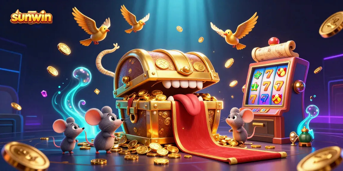 Engage with sunwin's thrilling treasure-themed slot games amid sparkling gems and golden coins.