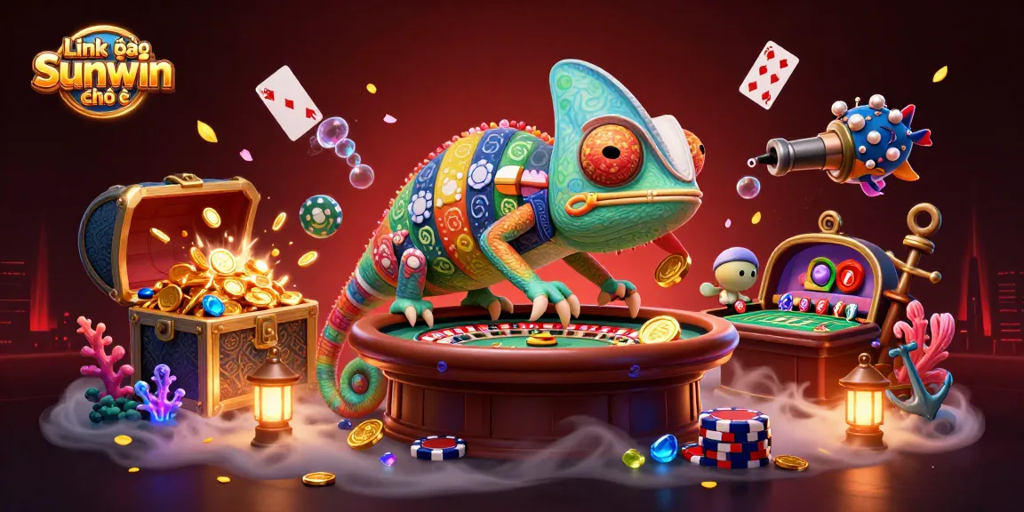 Experience exciting gameplay at Link vào Sunwin chính thức with vibrant casino elements and characters.