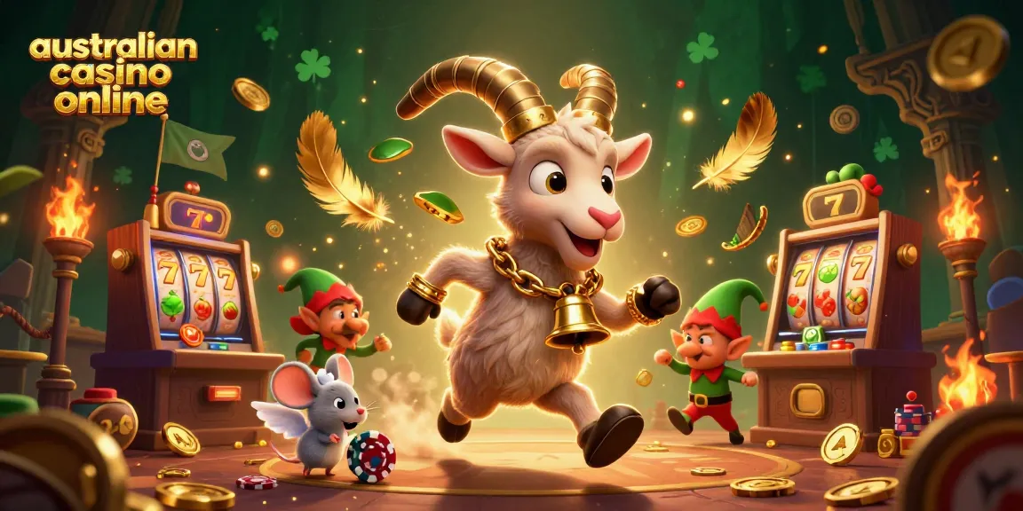 Enjoy a thrilling time at an australian casino online featuring festive characters and vivid gaming elements.