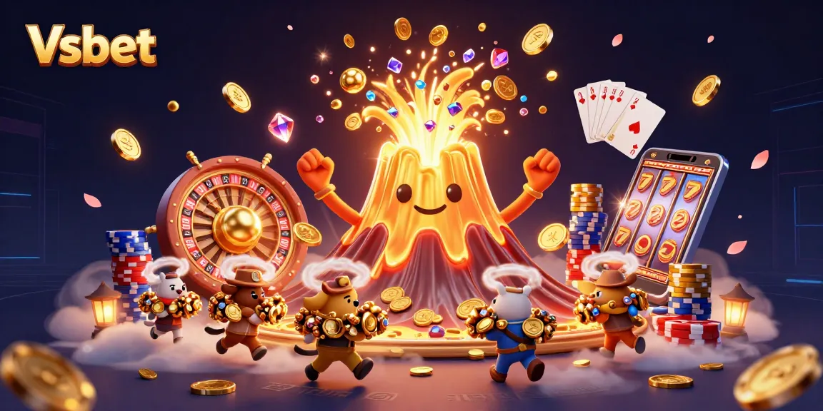 Experience the excitement at Vsbet with vibrant treasures and dynamic gaming elements.