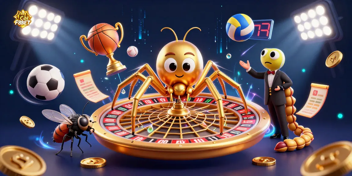 Experience thrilling betting actions with nhà cái F8BET in a vibrant 3D casino scene.
